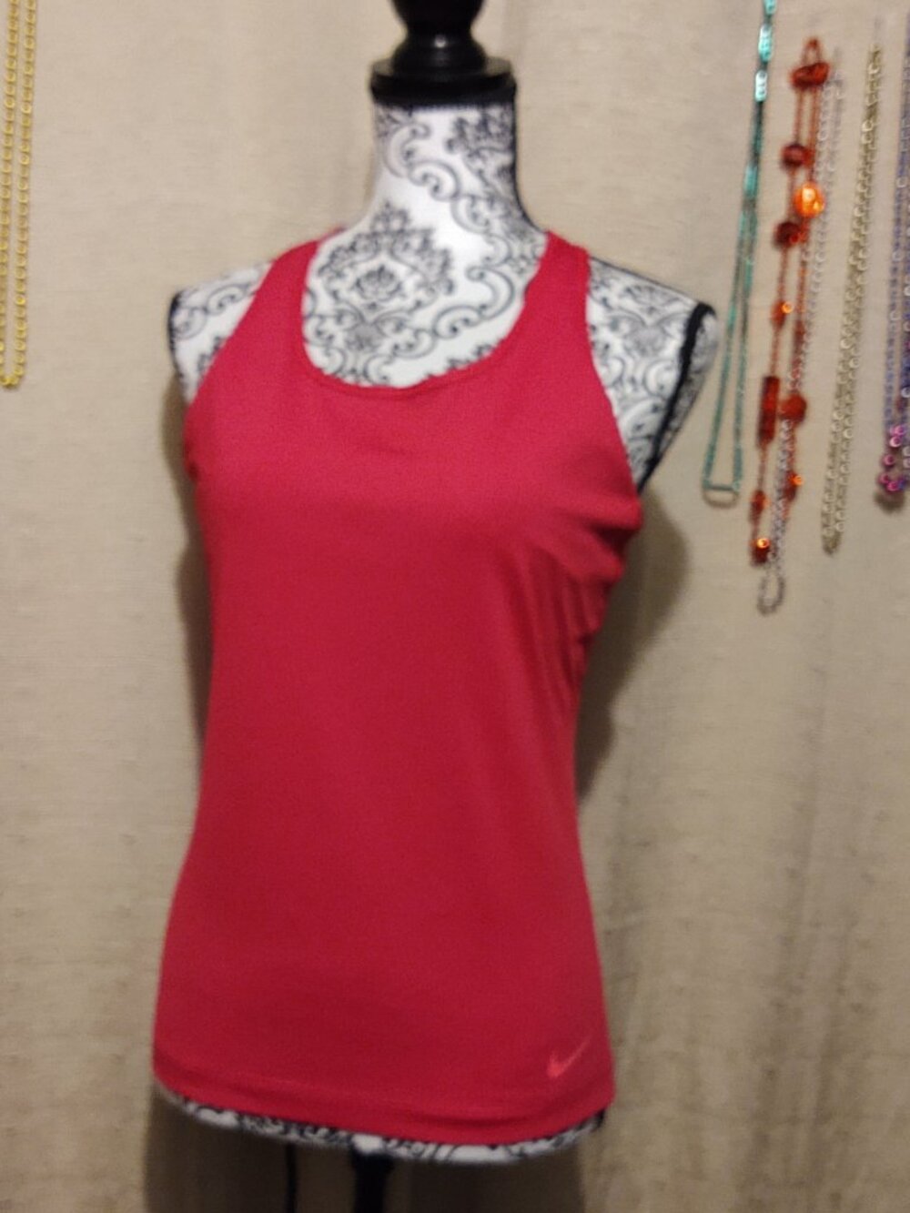 Nike Pro Compression Pink Racerback Top Lg - Picture 13 of 13
